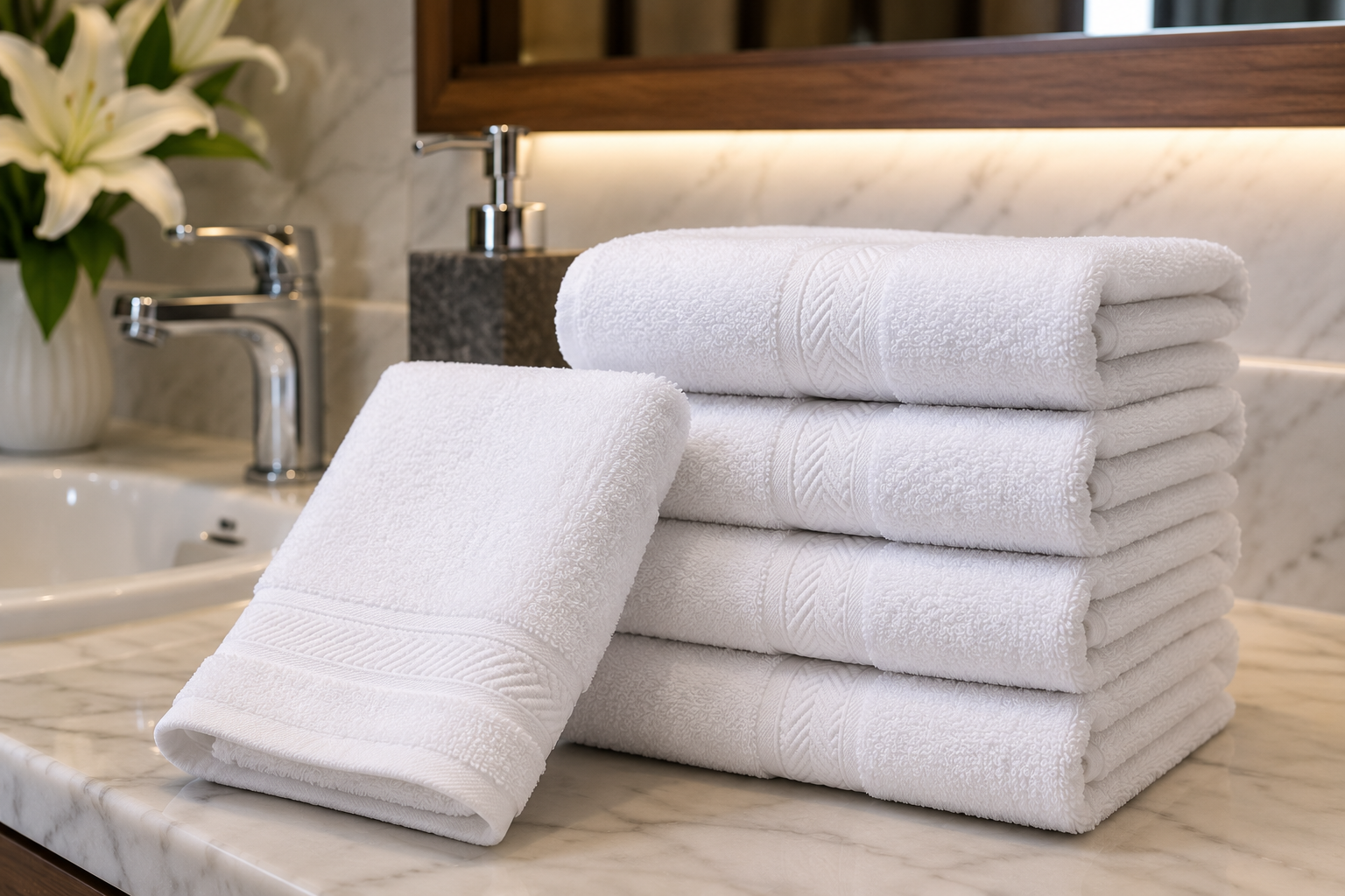 Lottus 100% Cotton Amenity Face Towels